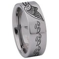 thumbnail image 3 of Angel Wings and Halo Tungsten Carbide Ring, 3 of 9