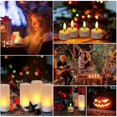 thumbnail image 5 of 6 Pcs Rechargeable Flameless Candles Realistic Flickering Yellow Led Cordless Tealight Candles With, 5 of 5
