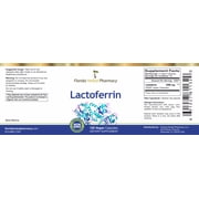 Florida Herbal Pharmacy, LACTOFERRIN (120 Capsules) 500 mg per Capsule, 1000 mg Serving