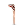 thumbnail image 3 of Diamond 1/6 ct tw Chevron Band in 14K Rose Gold, 3 of 4