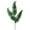 Green, variant on Vickerman 24.5" Silvere Feather Fern Glitter Spray, 6 per bag.