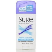 Sure Original Solid Antiperspirant & Deodorant, 48HR Protection, Regular Scent, 2.7 OZ