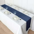 thumbnail image 6 of Efavormart 14"x108" Dark Blue Faux Denim Polyester Table Runner For Weddings Party Banquets Decor Fit Rectangle and Round Table, 6 of 10