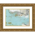 thumbnail image 1 of Ogren, Sarah 32x24 Gold Ornate Wood Framed with Double Matting Museum Art Print Titled - Lakeside, 1 of 4