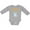 AC-Heather Grey, variant on Boo with Mummy Cat Boys or Girls Long Sleeve Baby Bodysuit