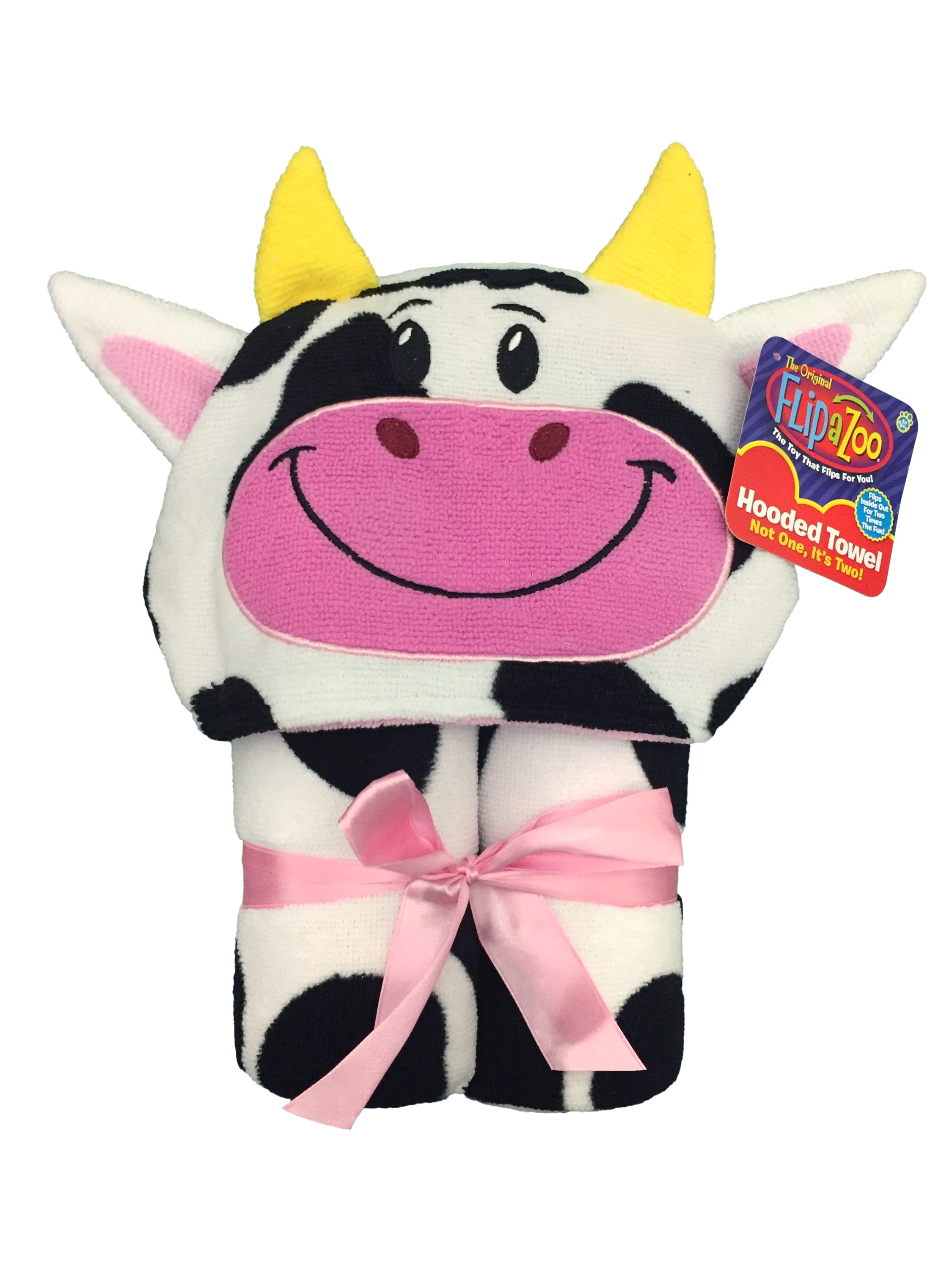 cow hooded towel