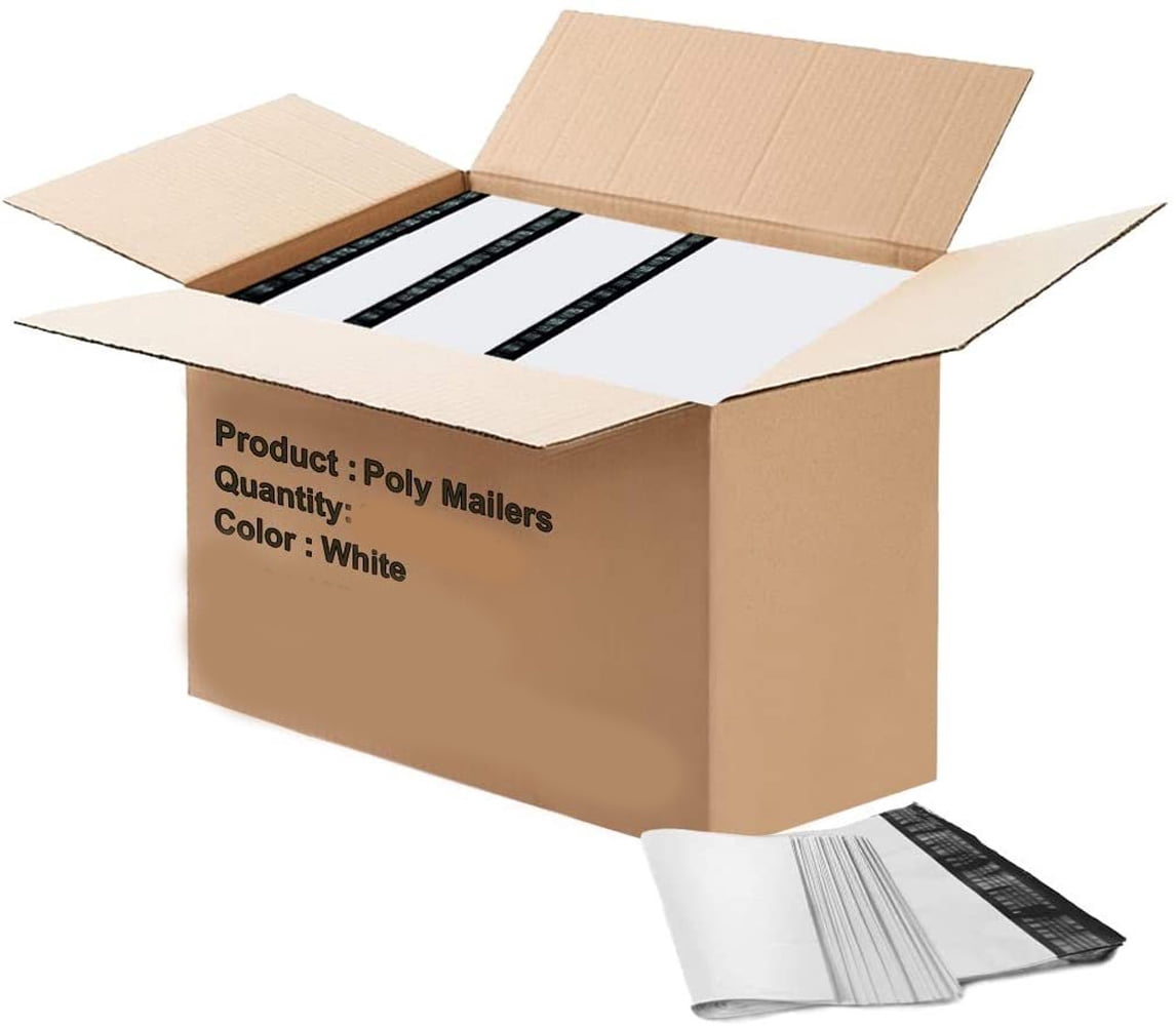1000 Pack 7.5X10.5 Poly Bags Plastic Envelopes Mailers Shipping Case Self Seal