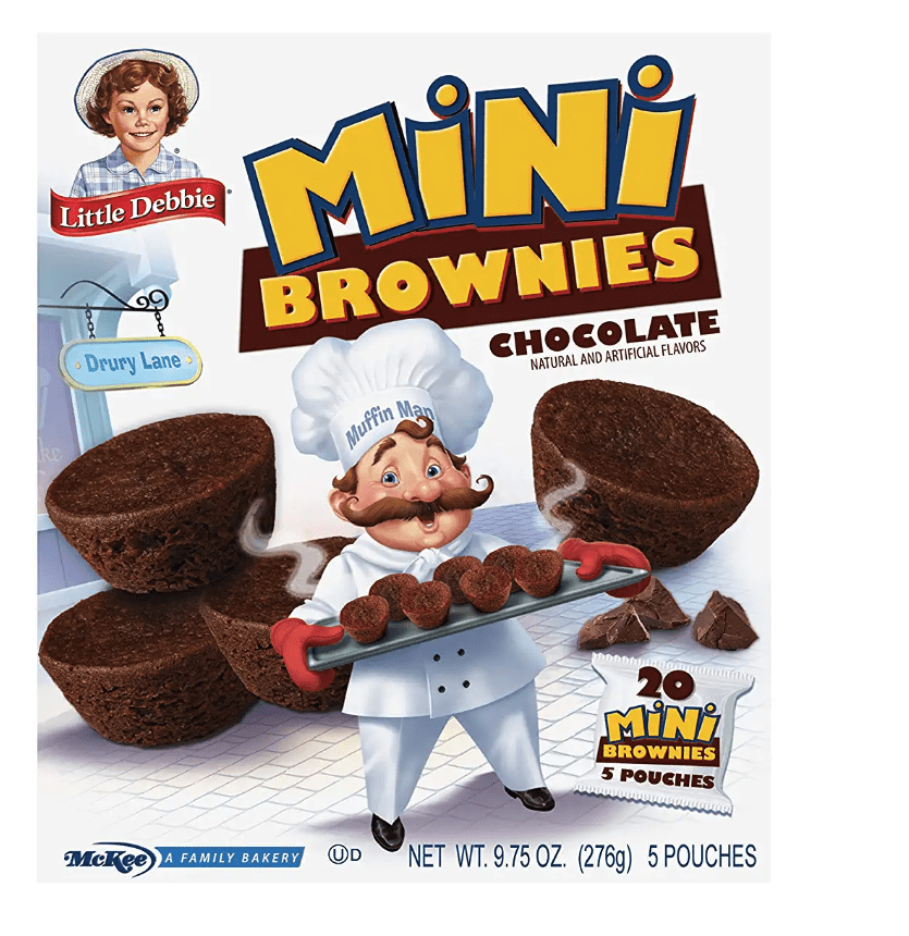 Little Debbie Mini Brownies BiteSized Chocolate Brownies