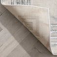 thumbnail image 6 of Well Woven Lezlee Grey Retro Border Marble Pattern Area Rug 5x7 (5'3" x 7'3"), 6 of 7