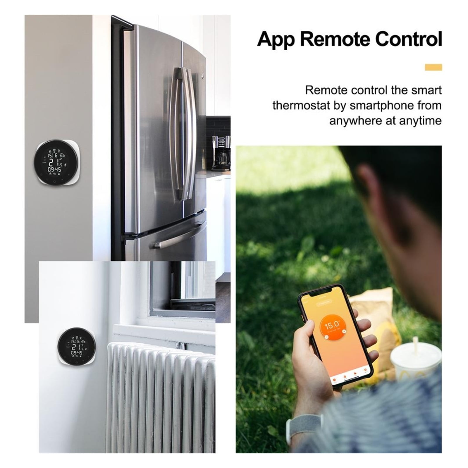 Tuya Smart Thermostat, Temperature Controller For Water/Electric Floor Heating/Water Gas Boiler ,Easy Installation