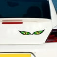 thumbnail image 3 of Car 2PCS Car Stickers Evil Eye Zombie Style Sunproof Waterproof Decal for Rearview Mirror 5x2in, 3 of 6