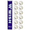 thumbnail image 4 of Wish W - 11 Duck Feather Badminton Shuttlecocks | White Pack Of 12 , Made For Tournaments & Trainings, 4 of 4