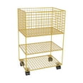 thumbnail image 3 of Colaxi Yoga Mat Storage Rack Fitness Dumbbell Rack for Resistance Bands Kettlebells Gold, 3 of 8
