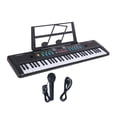 thumbnail image 3 of Teclado Piano Teclado electrónico digital con micrófono Teclado de música digital multifuncional para principiantes de, 3 of 9