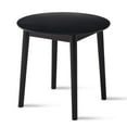 thumbnail image 6 of Black Round Table,All Solid Wood,Can Sit 2-4 People Diameter 31.5 Inches,Black Solid Wood Furniture Dining Dining Tables, 6 of 12
