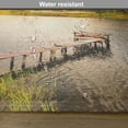 thumbnail image 6 of Ambesonne Outdoor Place Mats Set of 4, Wood Deck Lake Foliage, Standard Size, Multicolor, 6 of 6