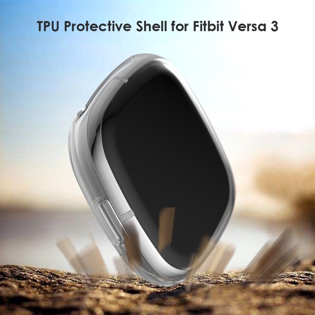 Marco protector de reloj inteligente de TPU todo incluido para Fitbit Versa 3/Fitbit Sense Universal Accesorios Electrónicos