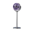 thumbnail image 3 of Rechargeable Plastic Table and Floor Fan - Adjustable Height, 5-Speed, Battery-Powered, USB-C Charging - Portable Quiet Fan for Bedroom, Desk, Balcony, Living Room Gray, 3 of 6
