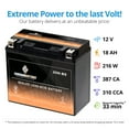 thumbnail image 3 of Chrome Battery Ytx20h-bs (20h-bs 12 Volts,18 Ah, 310 Cca) Motorcycle Battery for Honda Vf1100c V65 Magna, Years (1983 - 1986), 3 of 7
