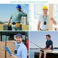 thumbnail image 5 of Panergy Waist Fan, 6000mAh Battery Powered Hands-free Wearable Fan, Max 23H Working Time, 3 Speeds, 5100RPM Strong Airflow for Jobsite, Farm, Fishing, Gardening, 5 of 7