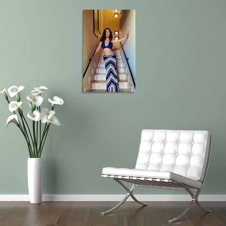 Salma Hayek Hot Girl Sexy Poster (11) Painting On Canvas Wall Art
