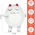 thumbnail image 2 of TOP-HILL Spoon Rest, Ceramic Cute Red Coffee Cat Spoon Rest, Spoon Holder Rest for Stove Top, Cat Kitchen Accessories, Stove Holder Utensil Spoon Rest for Kitchen Counter, Kitchen Decor(Red), 2 of 5