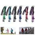 thumbnail image 1 of 5-section Outdoor Fold Trekking Pole Camping Portable Walking Hiking Stick, 1 of 4