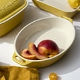 thumbnail image 7 of Staub Ceramic 4-pc Baking Pans Set, Casserole Dish with Lid, Brownie Pan, Citron, 7 of 7