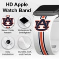 thumbnail image 2 of Auburn HD Stripes Logo Unisex Watch Band for Apple Watch, 42/44/45/49mm(46mm Series 10) Long by Affinity Bands, 2 of 4