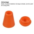 thumbnail image 4 of Bell End Stopper, Cord Rope Lock for Drawstring Bag, Orange 100 Pack, 4 of 5