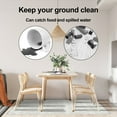 thumbnail image 3 of Baby Dining Chair Mat Waterproof Polyester High Chair Feeding Mat Nonslip High Chair Floor Mat Large Baby Splat Mat Practical Baby Spill Mat Portable Highchair Splat Mat for Home, 3 of 10