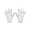 thumbnail image 2 of Guantes de softball Under Armour Radar para niñas, color blanco, tamaño mediano, 2 of 2