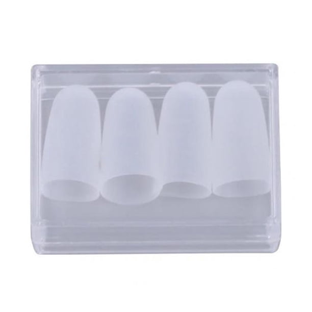 4 protectores de punta de dedo de guitarra, tapas de protección de punta de dedo de guitarra para principiantes XS Yuyangstore Protectores de dedos