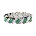 thumbnail image 2 of YYKihy Geometric Zircon Ring And Simple Design Shining Jewelry That Highlights Modern Style And Charm Perfect For Mothers And Friends, 2 of 6