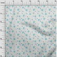 thumbnail image 2 of oneOone Polyester Lycra Fabric Dot & Flower Floral Fabric Prints by Yard 56 Inch Wide, 2 of 4