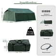 thumbnail image 5 of 4-12 Person Inflatable Tent with Pump | Easy Assemble, Waterproof, Windproof, Oxford Outdoor Glamping Tent,3000mm Waterproof Oxford for Family Camping, Party, or Beach,Green, 5 of 7