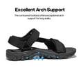 thumbnail image 2 of NORTIV 8 Men's Sandals Hiking Sports Lightweight Summer Water Arch Support River Open Toe Athletic Trail Outdoor Walking Sandals, 2 of 7