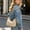 G, variant on Home Organization on Clearance! Women's Solid Color Handheld Bag Large Capacity Soft Nylon Bag Armpit Bag Style Shoulder