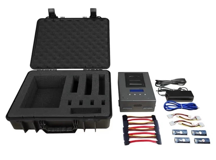 EZ Dupe 1 to 3 Hard Drive Duplicator - SATA HDD SSD Cloner (HD Pal Pro) 36GB/Min
