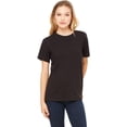 thumbnail image 1 of Bella Canvas T-Shirt à Manches Courtes Décontracté pour Femmes VINTAGE Noir S, 1 of 1