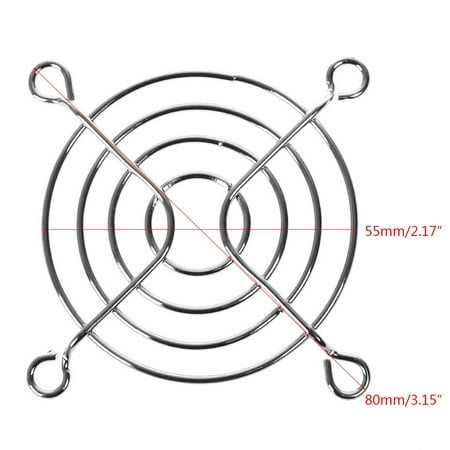 

TINYSOME Iron Mesh Fan for Protection Net Grille for 6CM 60mm Computer for Case Fans