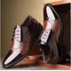 thumbnail image 3 of Zapatos formales de cuero para hombre, zapatos de negocios negros puntiagudos para hombres, zapatos casuales para jóvenes, transpirables y suaves, 3 of 5