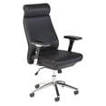 thumbnail image 1 of Pemberly Row High Back Contemporary Faux Leather Executive Chair in Black, 1 of 6