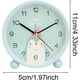 thumbnail image 4 of Despertador, Reloj Redondo Lindo y silencioso con luz LED para niños y niñas, Estable para Oficina en casa, Despertador Creativo para cabecera, Mini Reloj Silencioso, 4 of 5