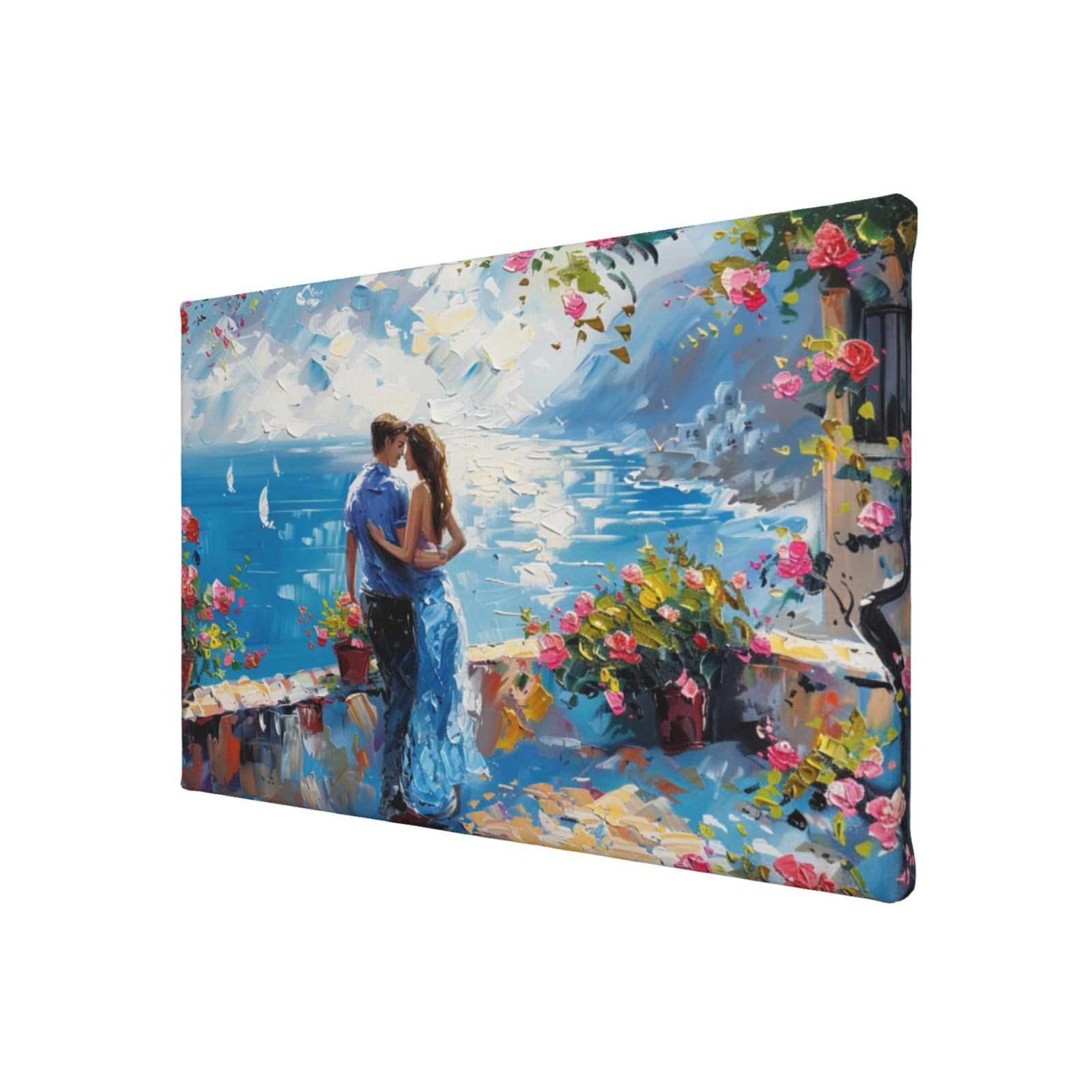 8x12 inch Oil Paintings On Canvas Couples & Seas,Home Room Decor Bathroom Accessory,Modern Style Couples & Seas Decoration Painting,Living Room,Bathroom,Kitchen,Office Wall Art Prints Decor