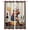 Red, variant on Black Kitchen Chef Kitchen Curtains Vintage Cheese Wine Coking Checked Cafe Short Curtains for Bathroom Blackout Window Curtain Small Window Treatment Tier Drapes for Bedroom Living Room 27.5"x39"x2