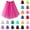 Multicolor, variant on uublik A-Line Skirts for Girls Blue Mini Skirts High Elastic Waisted Tiered Ruffle Skirt 4T-14