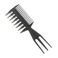 thumbnail image 5 of 3-In-1 Plastic Combs Detangling Hair Comb Wide Tooth Comb Anti-static Comb Hairdressing Styling Tool, 5 of 5
