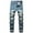 Light Blue, variant on Authentics Men's Regular Fit Comfort Flex Waist Jean Men's Casual Cotton Straight Ripped Hole Trousers Jeans Pants Full Length Pants Ndbuld,Light Blue,M