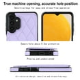 thumbnail image 3 of Mantto for Samsung Galaxy A13 5G Back Wallet Case, Card Slots Holder RFID Blocking Luxury PU Leather Shockproof Cover, Double Magnetic Buttons Kickstand Case,Purple, 3 of 7